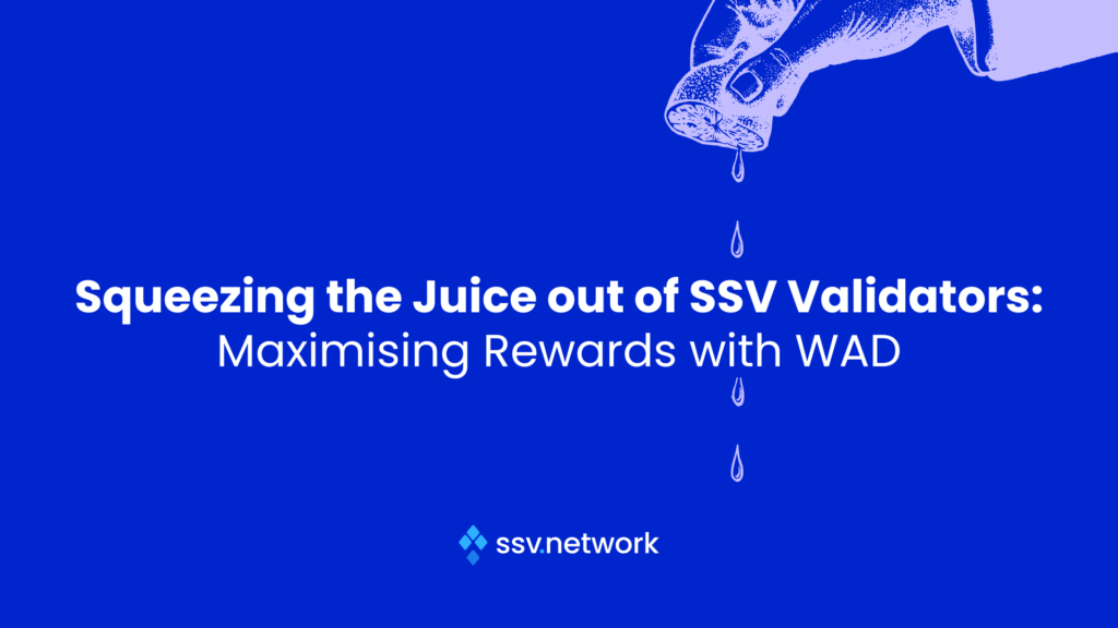 Title of the blog post: Maximising Rewards with WAD.