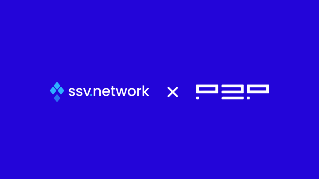 SSV Network X P2P banner